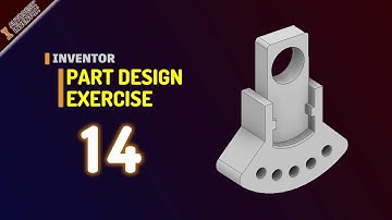Exercise 14 Inventor Part Design Tutorial For Beginner