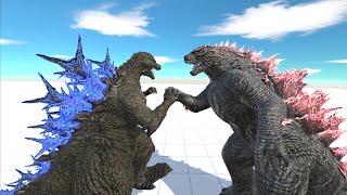 Kaiju Monster Godzilla Minus One VS  Monsterverse Evolved Godzilla by ModTT Simulator 203,408 views 1 month ago 19 minutes