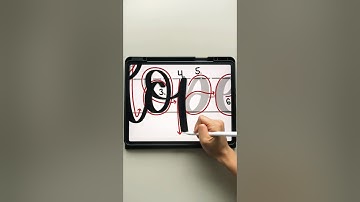 Hopeful in calligraphy! #procreate #shorts #calligraphy