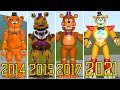 EVOLUTION OF FREDDY FAZBEAR IN ALL FNAF 1-9 SECURITY BREACH GAMES In Garry&#39;s Mod! (2014-2022)