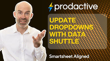 Smartsheet demo using Data Shuttle demo to update dropdowns automatically