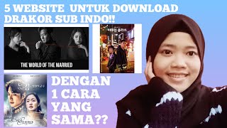 5 WEBSITE DOWNLOAD DRAMA KOREA SUB INDO!! screenshot 4