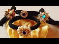 DIY kundan rubber band | sankranti special van | designer rubber band