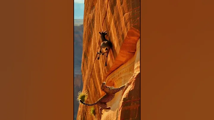 Life Leopard🙏Goat Ep759 #shortsvideo #goat #leopardadventure #viralvideo #leopard #goatclimbing 🦾🐾