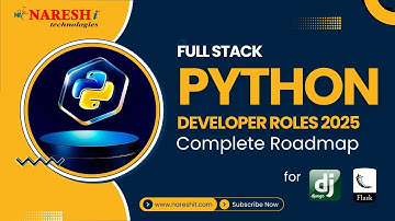 Full Stack Python Developer Roles 2025 Complete Roadmap | Django Flask API Development | Naresh IT