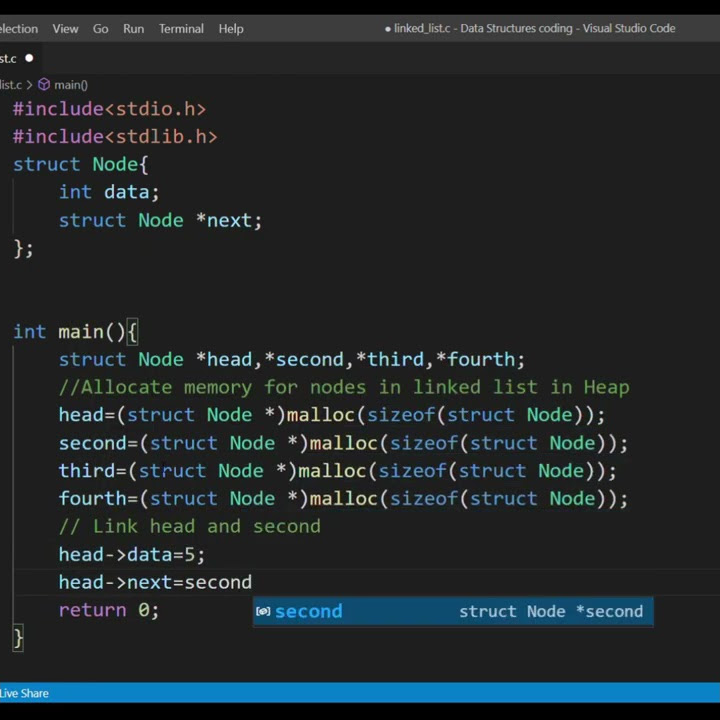 Singly Linked List Traversal in Data Structure|| #shorts #programming ...