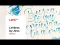 How to: Lettering con acuarela para el año nuevo, con Letters by Jess