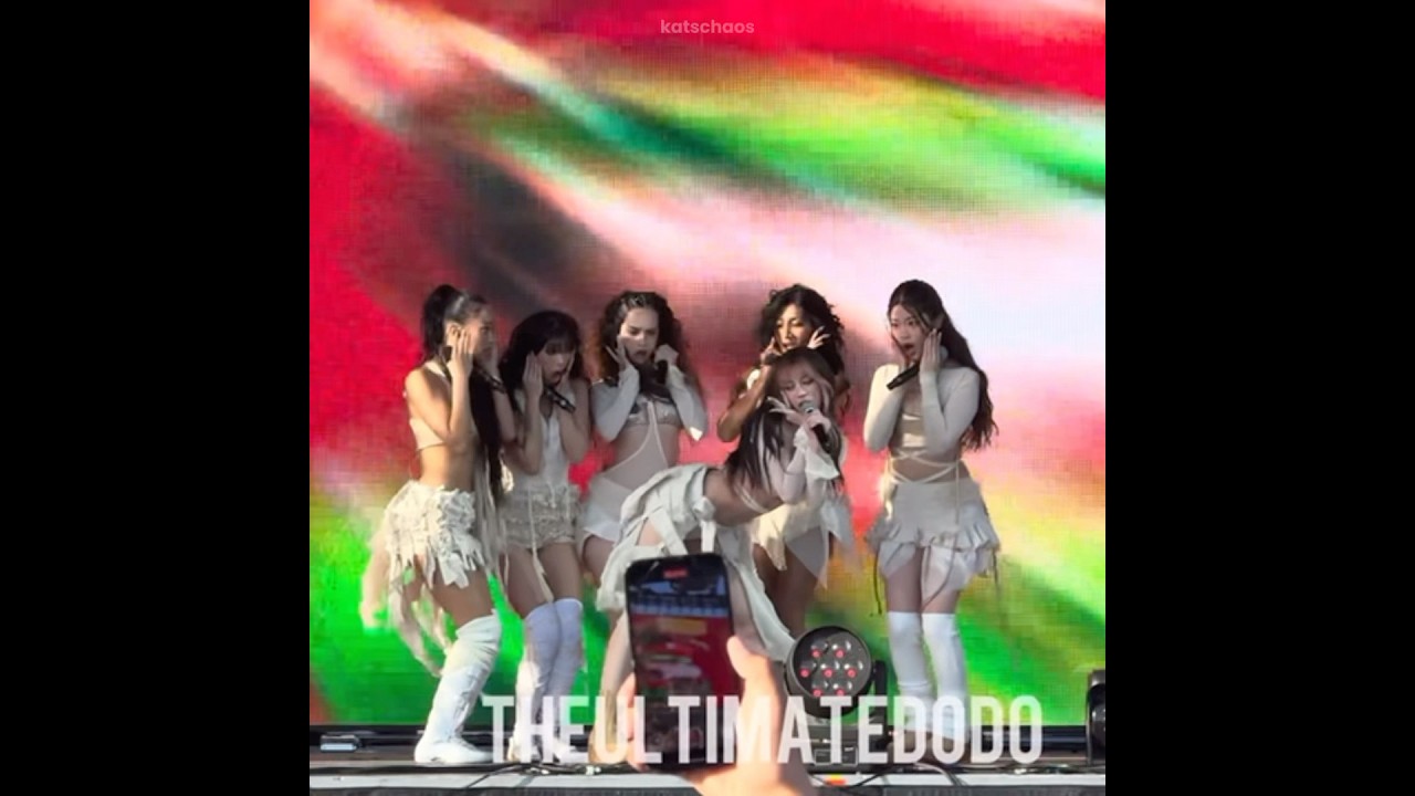 the way the audience keeps saying “Gnarly” too omg! #KATSEYE #wangotango #gnarly #performance