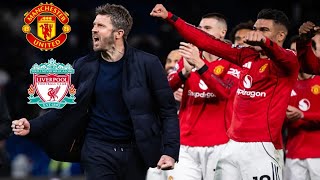 Manchester United vs Liverpool - Carrick ready to beat defeat Arne Slot🔥 who will win the game? 😱