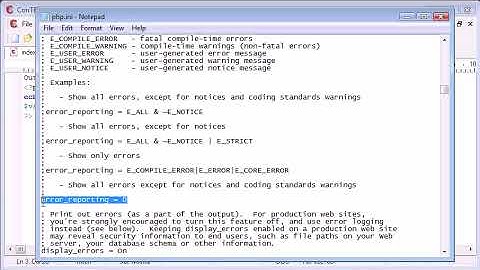 Beginner PHP Tutorial   15   More on Error Reporting