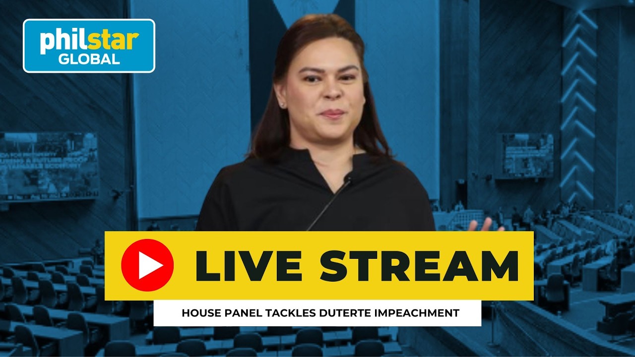 LIVE:  Impeachment complaint vs. Sara Duterte, tinatalakay ng House justice panel | March 3, 2026