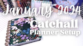 How I’ll Be Using My Catchall Planner in January 2024 [Happy Planner Setup]