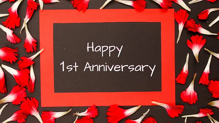Happy 1st Anniversary | 1st Wedding Anniversary Wishes | Best 1st Anniversary Wishes for Couple