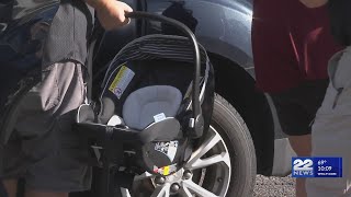 Walk-in car seat safety checks at Massachusetts State Police’s Northampton Barracks