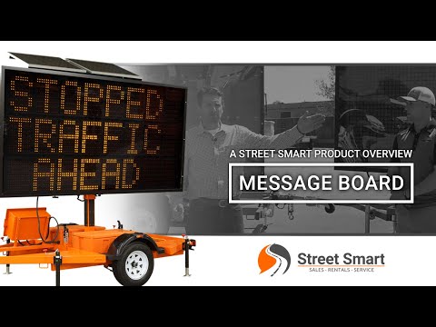 Portable Message Boards | Changeable Message Sign | Message Board (Product Overview)