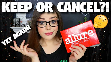 IS THE ALLURE BEAUTY BOX A KEEPER?! July 2018 Allure Beauty Box Unboxing! (Very Late Edition)