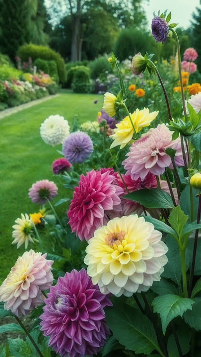 Bunga dahlia adalah tanaman bunga berumbi yang memiliki berbagai warna dan bentuk