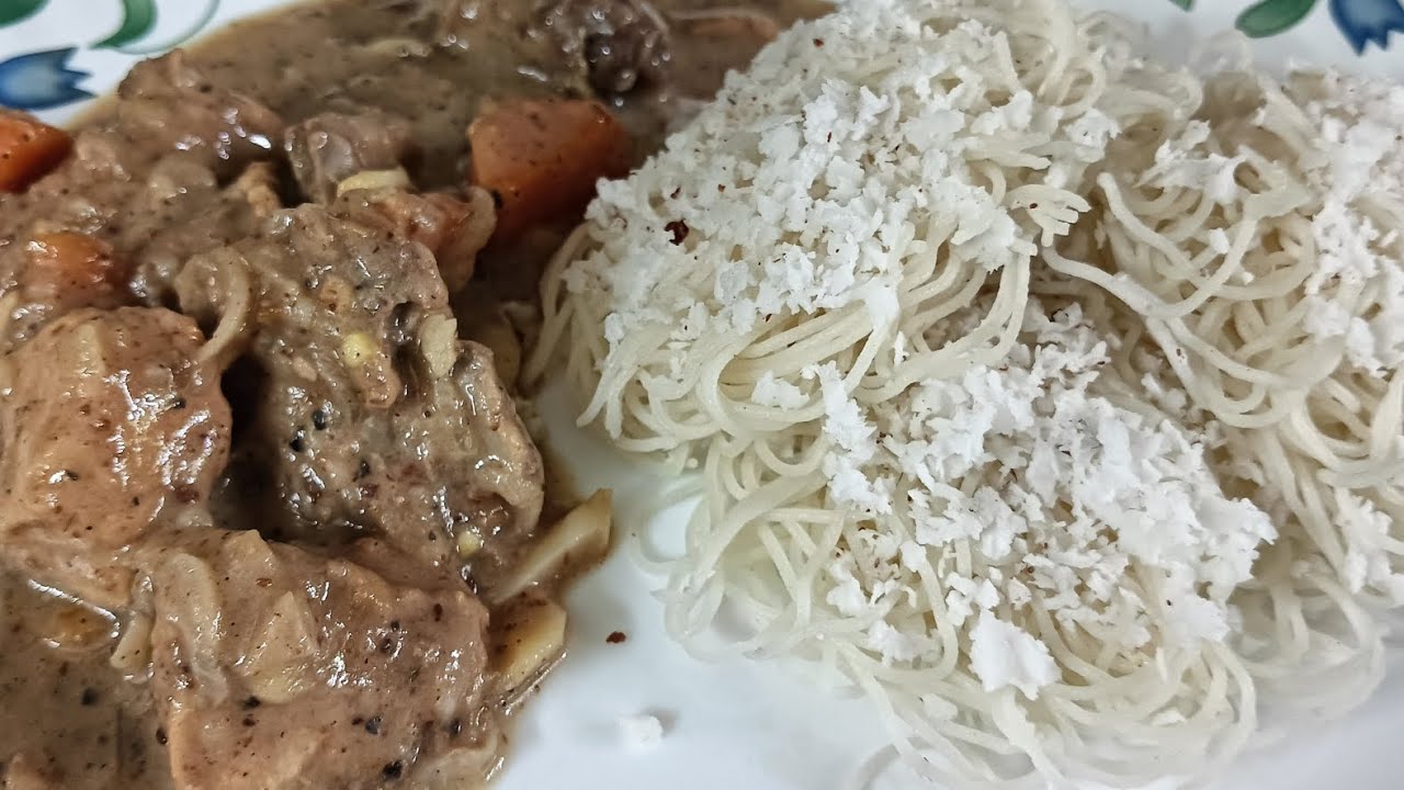 Kumno ban shet chicken stew & idiyappam||south indian dishes||cooking video||tiewvlogs