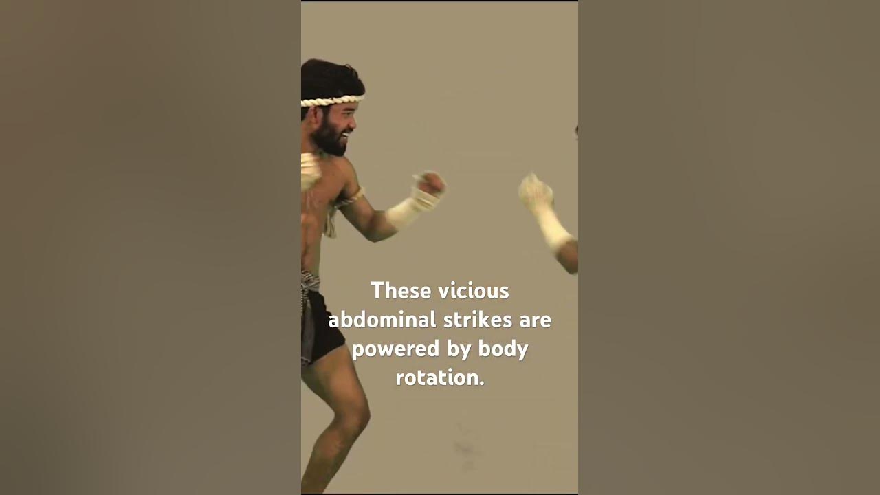 Spinning elbow strikes of Bokator