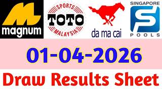 01-04-2026 Today 4D Results Magnum Toto Kuda/Damacai | 4d Result Today | Today 4d Result Live screenshot 1