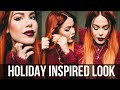 Cozy Holiday Make Up Look - 2018