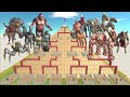 ARBS Fighting Tournament. The strongest battle of 16 units! - Animal Revolt Battle Simulator