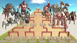 ARBS Fighting Tournament. The strongest battle of 16 units! - Animal Revolt Battle Simulator