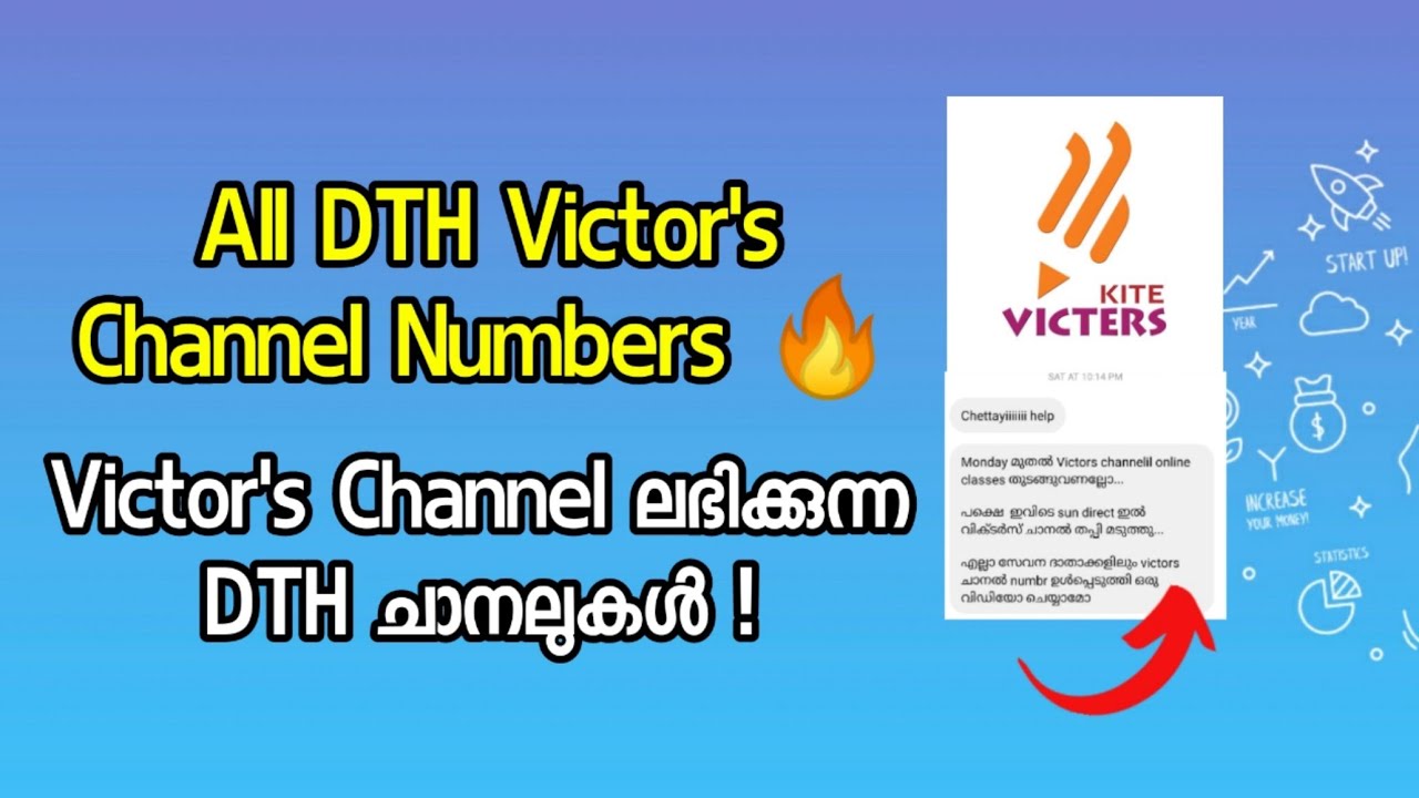 Victor's Channel | All DTH Victor's Channel Numbers 🔥| Online class malayalam