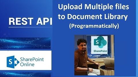 Sharepoint Online-Upload Multiple files to Document Library using REST API code