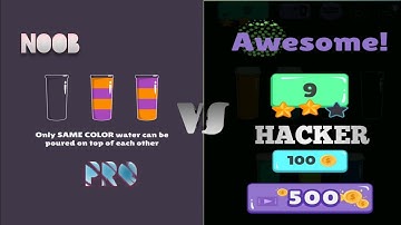 #Subtosuperior Cups - Water Sort Puzzle Level 1-9.