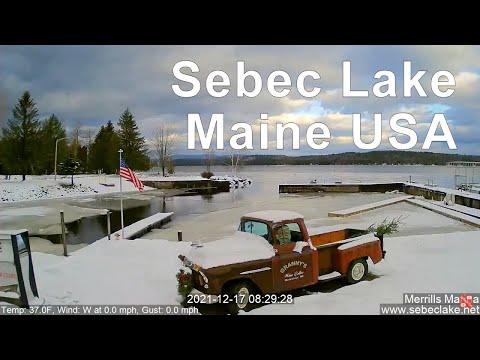 Merrill's Marina at Sebec Lake