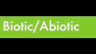 Biotic and Abiotic Factors  for kids