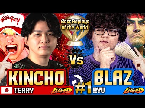 🔥 SF6 Ryu (BLAZ in JAPAN 🔥vs Kincho) Terry ▰ Street Fighter 6 Gameplay High Level