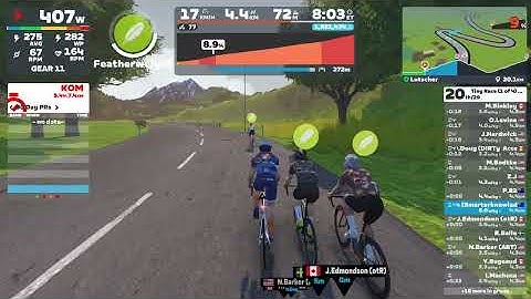 Zwift - Race: Tiny Races (1,2,3,4) by Zwift Insider (C Zone 3) 350-510 - Climbs and Flats