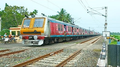 Aerodynamic Emu Like Bullet Train Dangerous & Furious Moving Throughout At Railgate