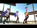 【MMD】ショートパンツさん達で『BREEZE』