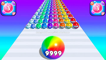 Canvas Run, Ball Merge 2048, Pop Us  - All Levels Gameplay Android,ios Relaxing Max Update Video MVQ