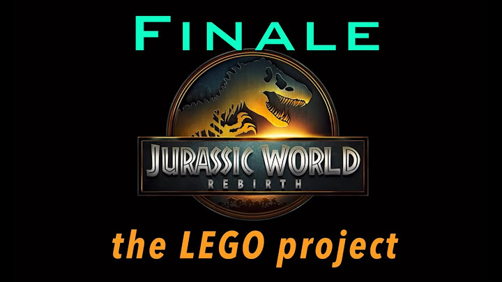 Jurassic world rebirth the LEGO project. Finale