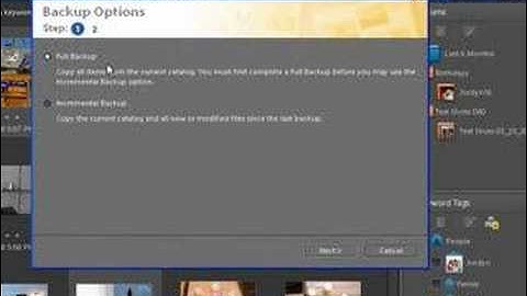 Photoshop Elements 6 Backing Up