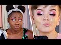 Teen YouTuber Vs. Adult Makeup Challenge