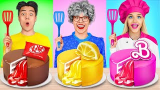 Me vs Grandma Cooking Challenge | Tasty Kitchen Hacks \u0026 Cake vs Real Food by Turbo Team