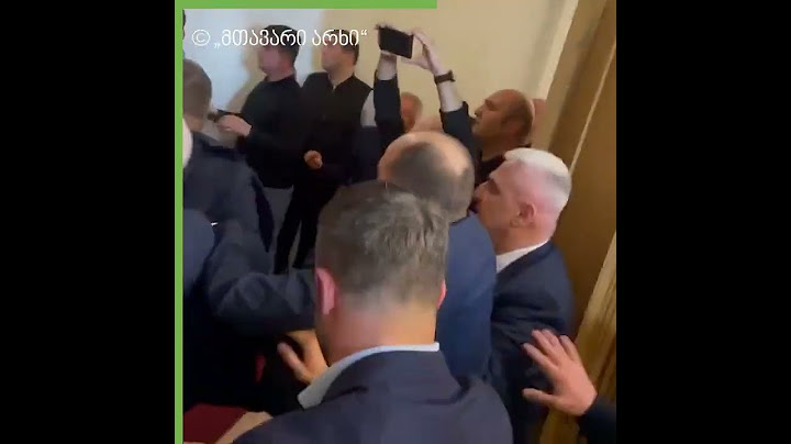„ოცნების“ დეპუტატებმა ჯგუფურად სცემეს ალეკო ელისაშვილს - რუსული კანონის განხილვა