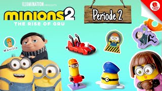 2022 Mcdonalds Minions 2 The Rise Of Gru Happy Meal Indonesia Set Of 6 Periode 2