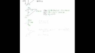 Simple Truss by the Method of Joints, Example 3