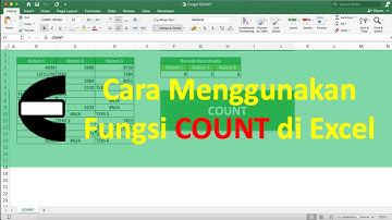 Cara Menggunakan Fungsi COUNT Pada Excel - Compute Expert