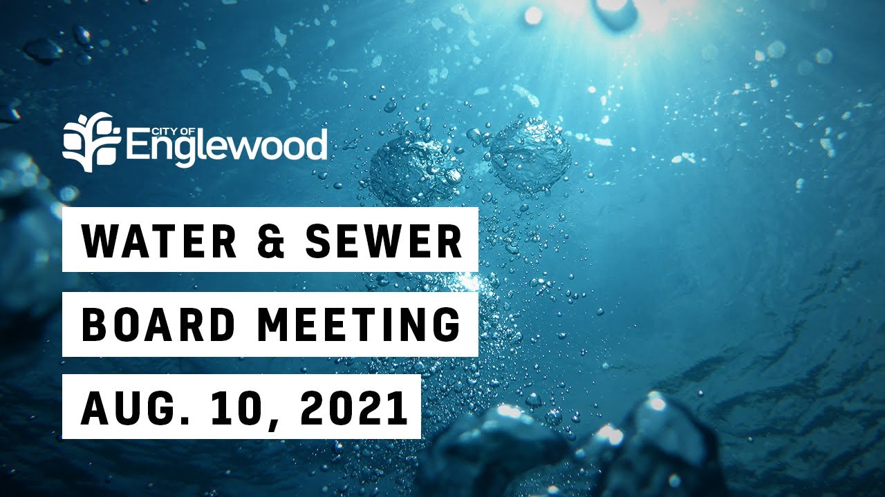 Water and Sewer Board 10 Aug 2021 YouTube