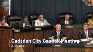 Gadsden City Council Meeting 2019-10-08