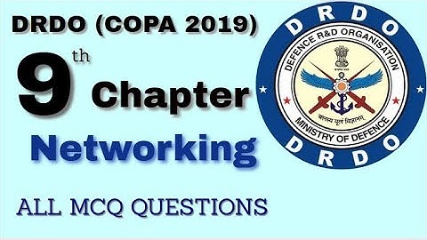 9th Chapter Networking  (DRDO COPA)