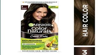 Unboxing Garnier Color Natural| Hair Color 3 Darkest Brown| #garnierindia  #garniermen #garniercolor