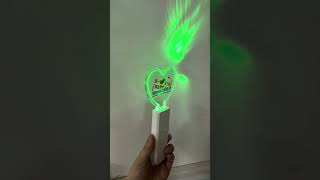 Heart Shaped Handheld LED Stick Customized Logo Remote Control Pen Light for Concert &amp; Event